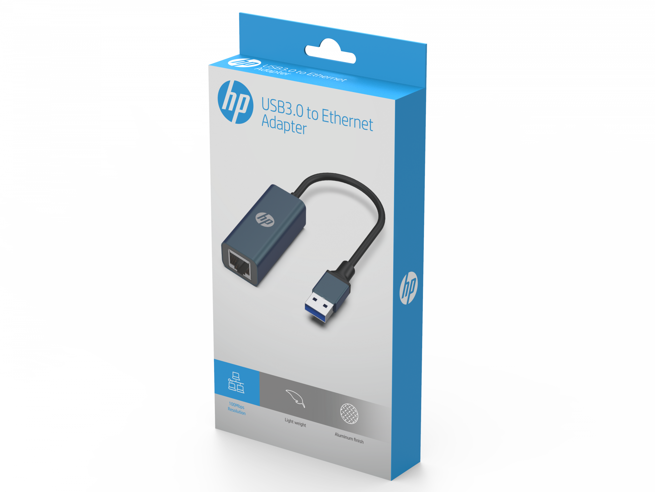 DHC-CT101 Adaptateur Ethernet USB 3.0 à 10/100/1000Mbps RJ45 LAN Filaire -DHC-CT101 – Image 1