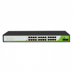 SWITCH 24 PORTS POE ZKTECO PE242-300-C