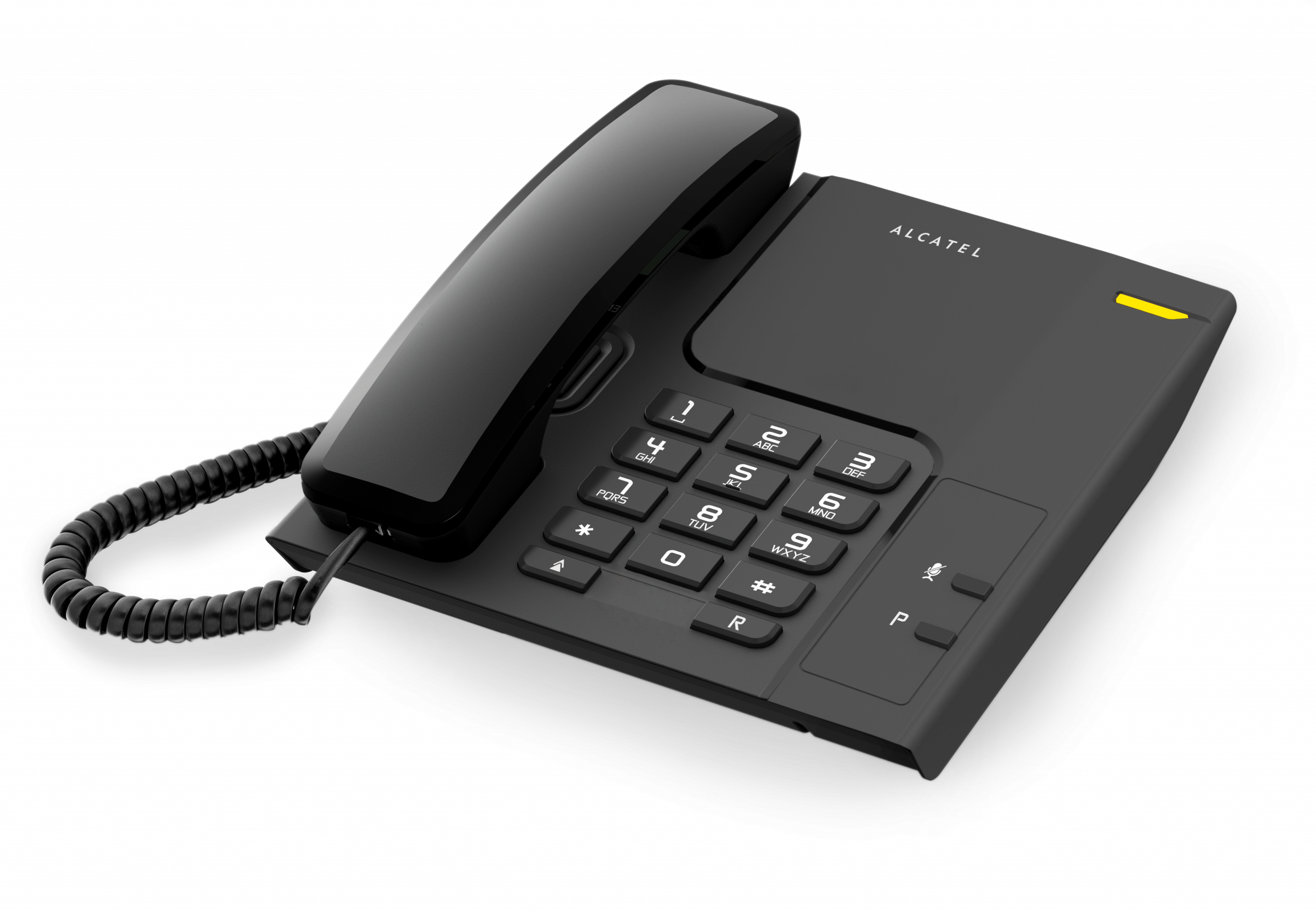 alcatel-phones-t26-black-ce Alcatel T26 Téléphone Filaire Fixe LED Noir – Image 1