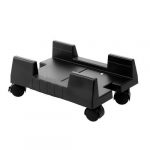 support pour unité centrale, platine, en plastic ABS avec 4 roulettes, réglable , 4 roulettes