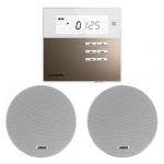 Dsppa Kit Mini Amplificateur 2x10W avec 2 Haut-Parleurs FM/USB/SD/BT