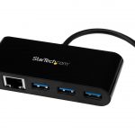 Adaptateur USB Type-C vers 3 Ports USB 3.0 + RJ45 Gigabit
