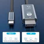 Câble USB C vers DisplayPort 1.4, 8K @ 60Hz