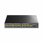 Cudy FS1018PS1 – Switch PoE+ 16 Ports 10/100M avec 2 Ports Uplink Gigabit et 1 Port SFP – 200W